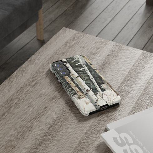 Winter Aspen Trunks - Impact Resistant Phone Case